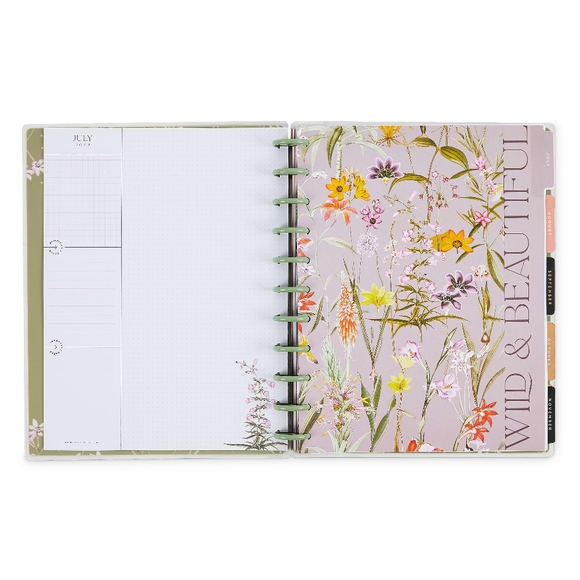 Happy Planner Big 18-Month Vertical Layout, Fresh Botanicals, July 22 to Dec 23 - Picture 8 of 15